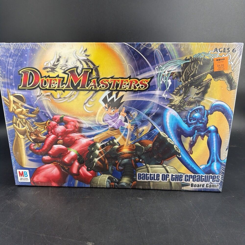 Duel Masters Milton Bradley 2004 Battle of The Creatures Game New SEALED